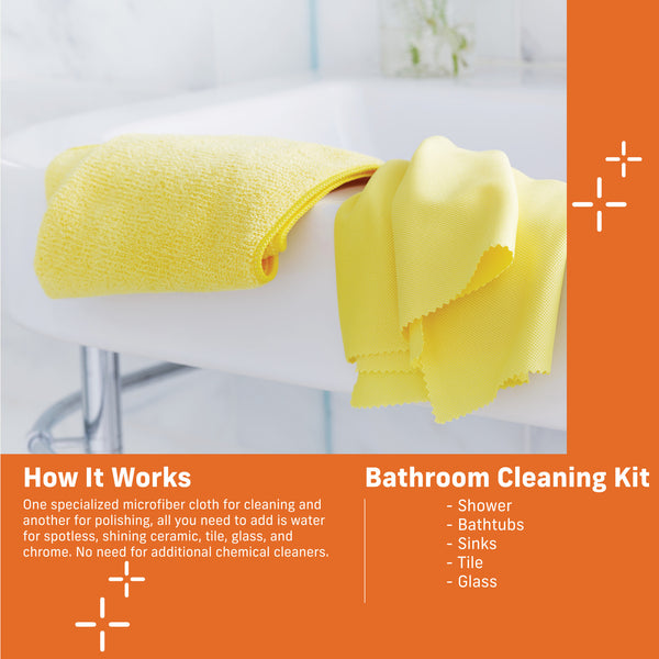 Bathroom Cleaning Kit - E-Cloth Inc