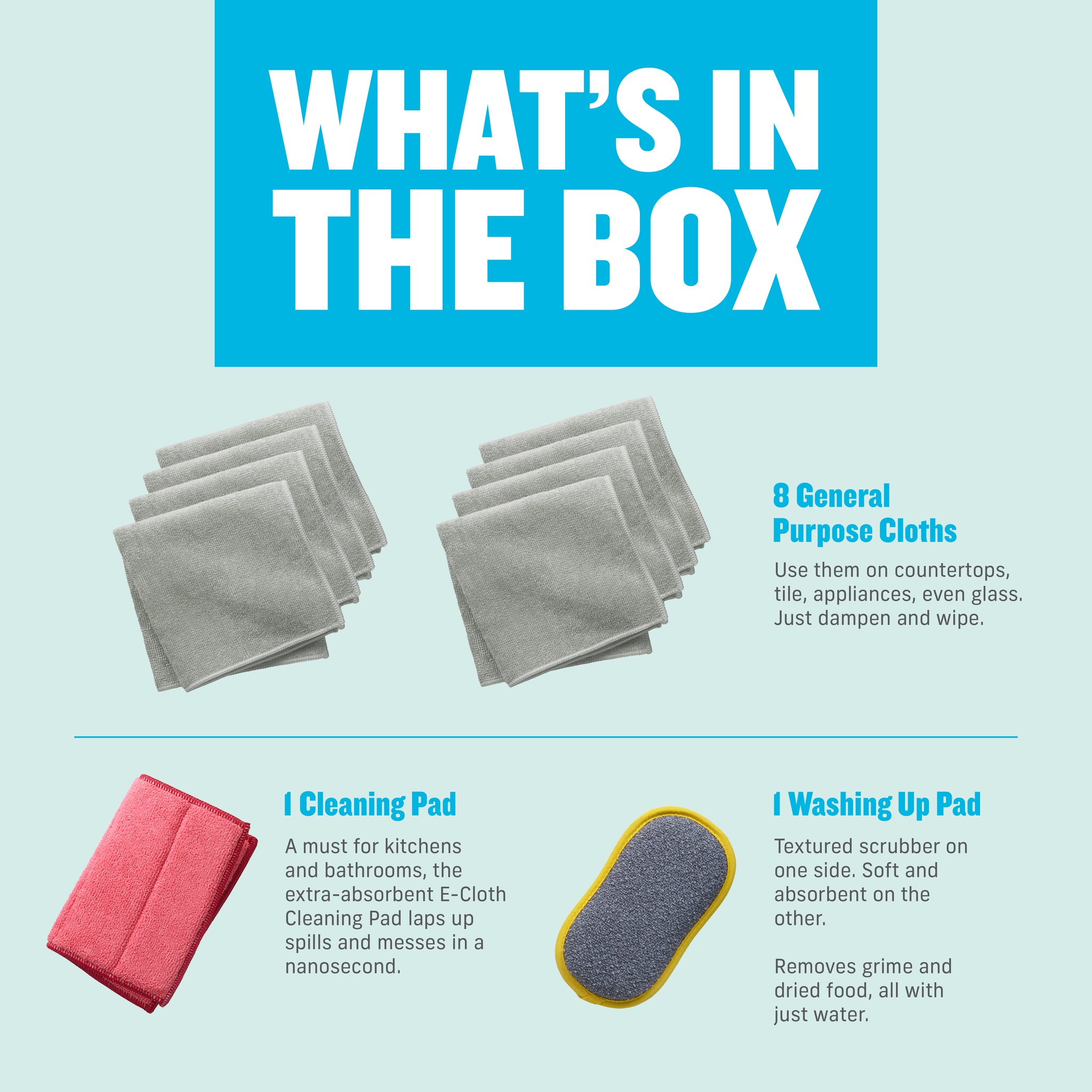 Countertop Cleaning Box - E-Cloth Inc
