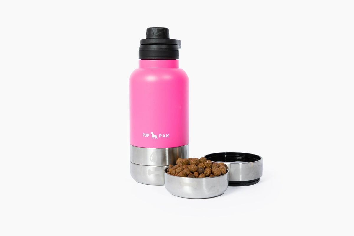 Pup Pak® Dog Water Bottle with Detachable Bowls