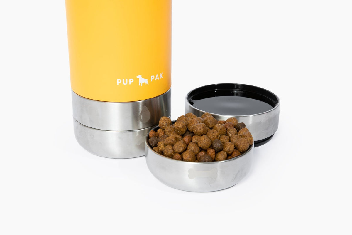 Pup Pak® Dog Water Bottle with Detachable Bowls