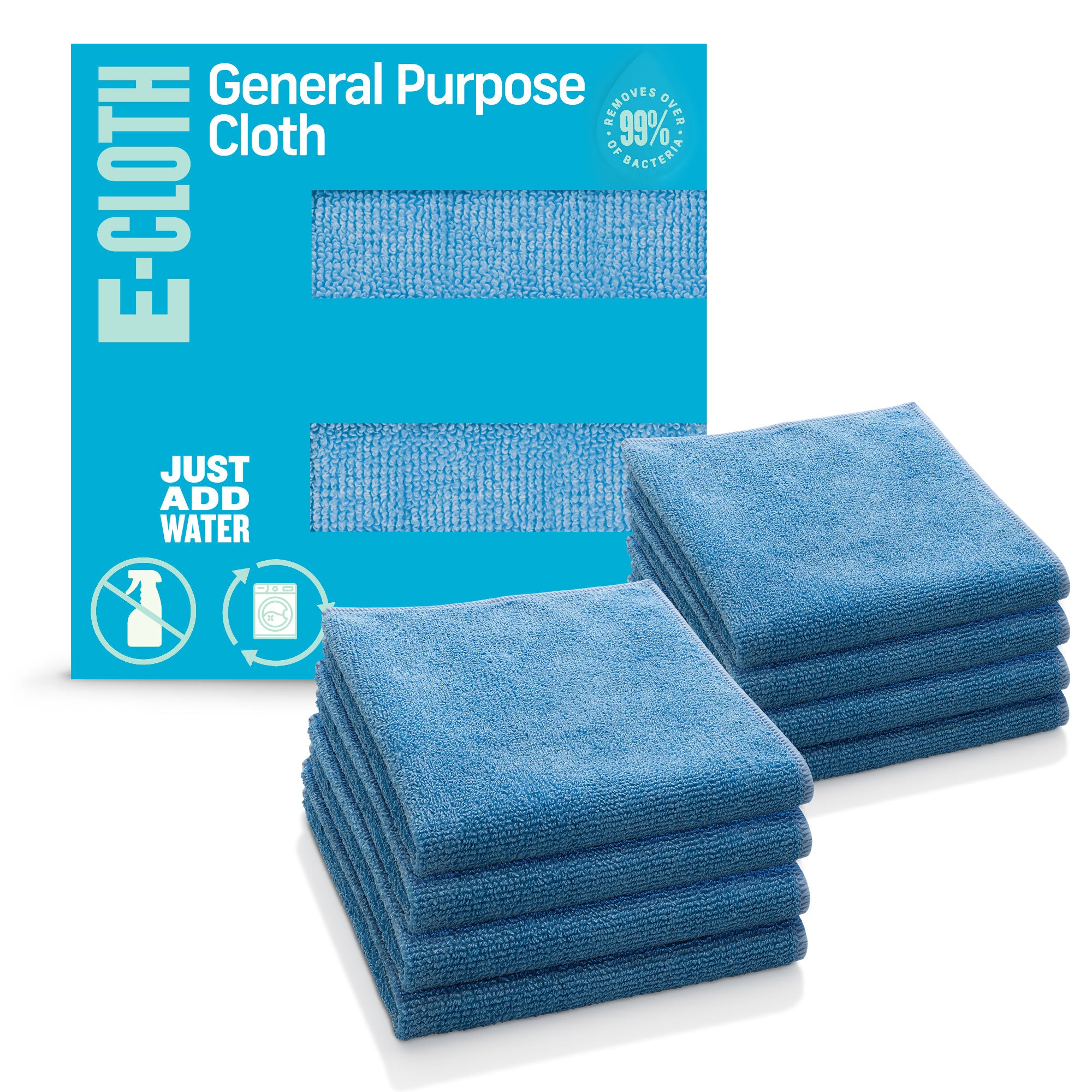 Microfiber Cleaning Cloths  Cleaning with Just Water - E-Cloth Inc
