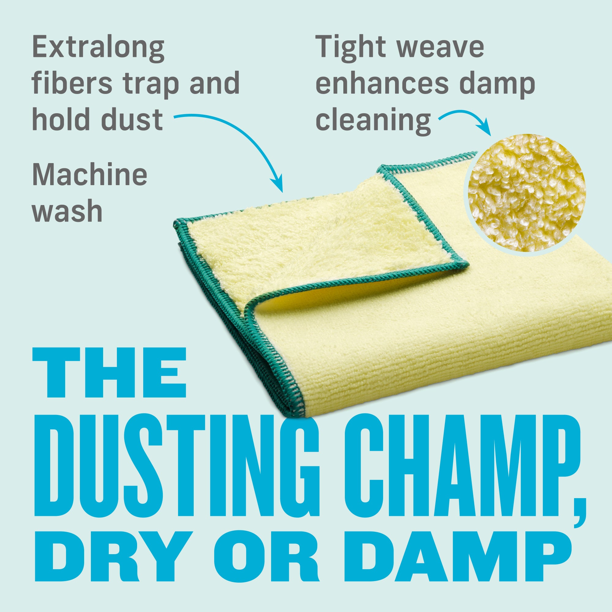 High Performance Dusting Cloth - E-Cloth Inc