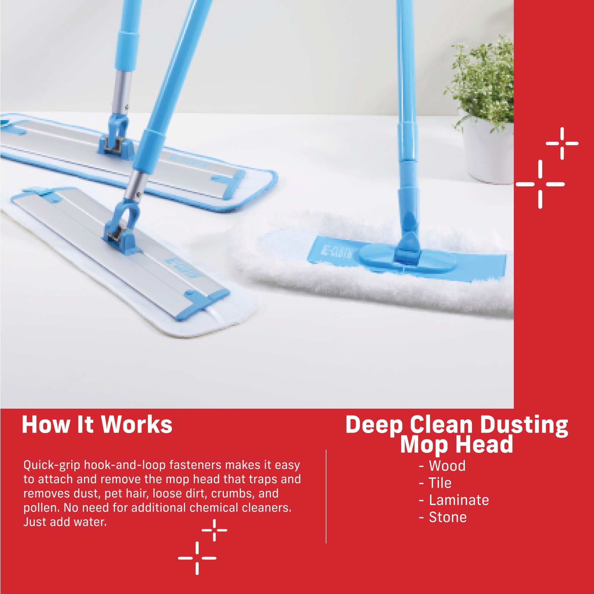 Red Dust Cleaner Red Dust Mop